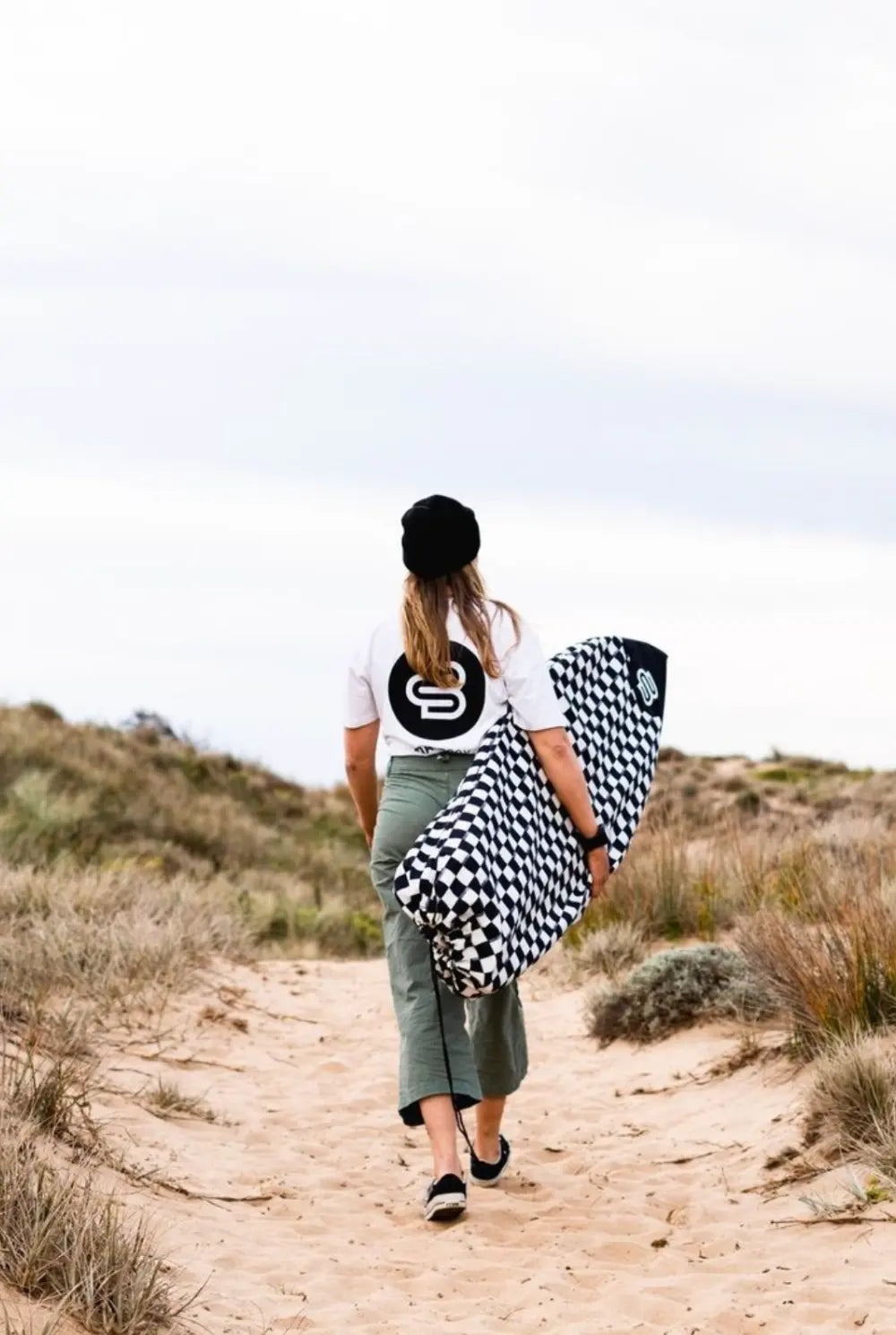 Checks Shortboard - Boardsox Canvas Surfboard Cover BoardSox