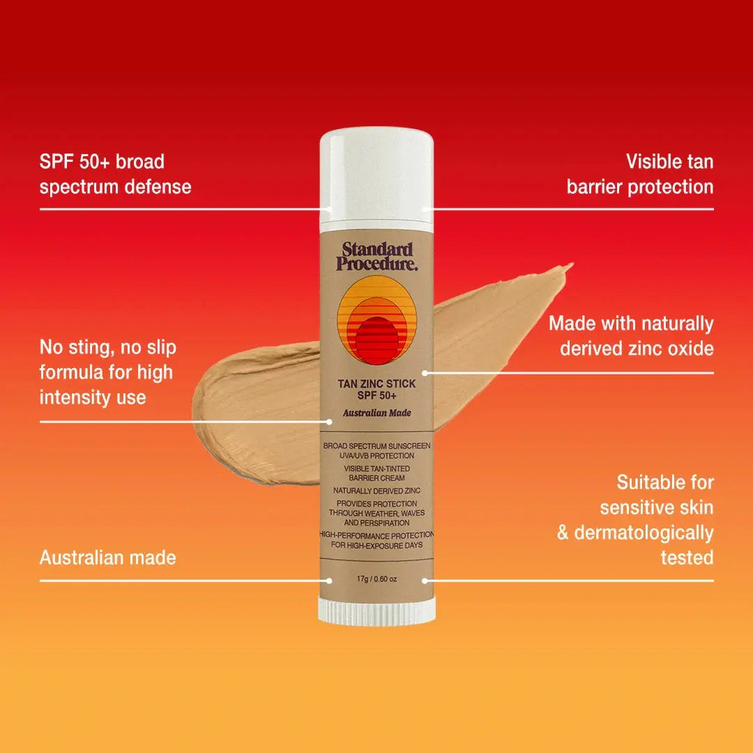 Standard Procedure - Tan Zinc Stick SPF 50+ BOARDSOX® Australia