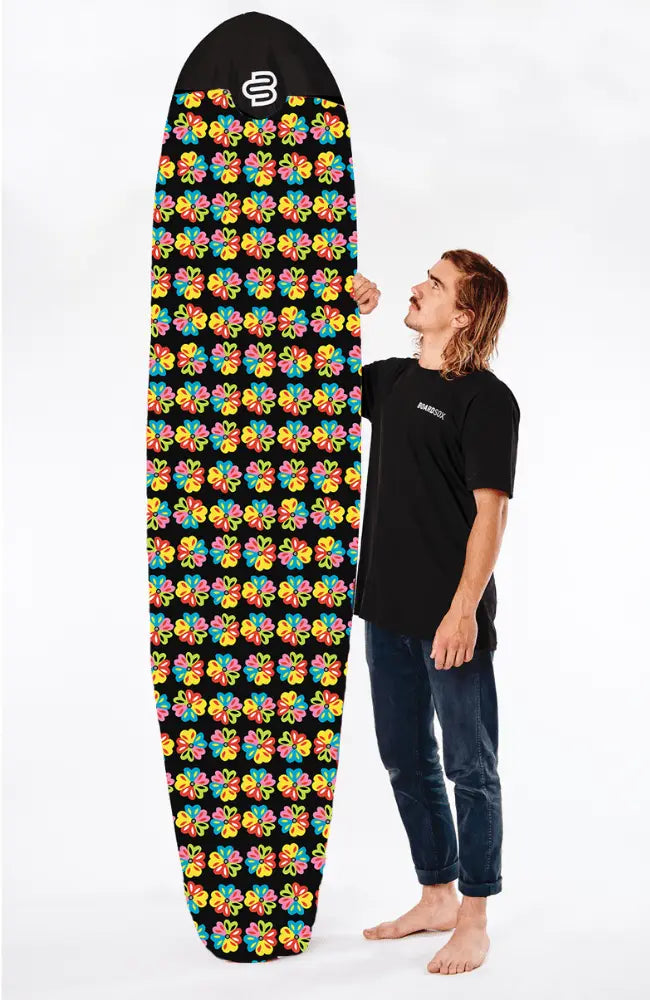 Alien Flower Boardsox recycled canvas surfboard cover