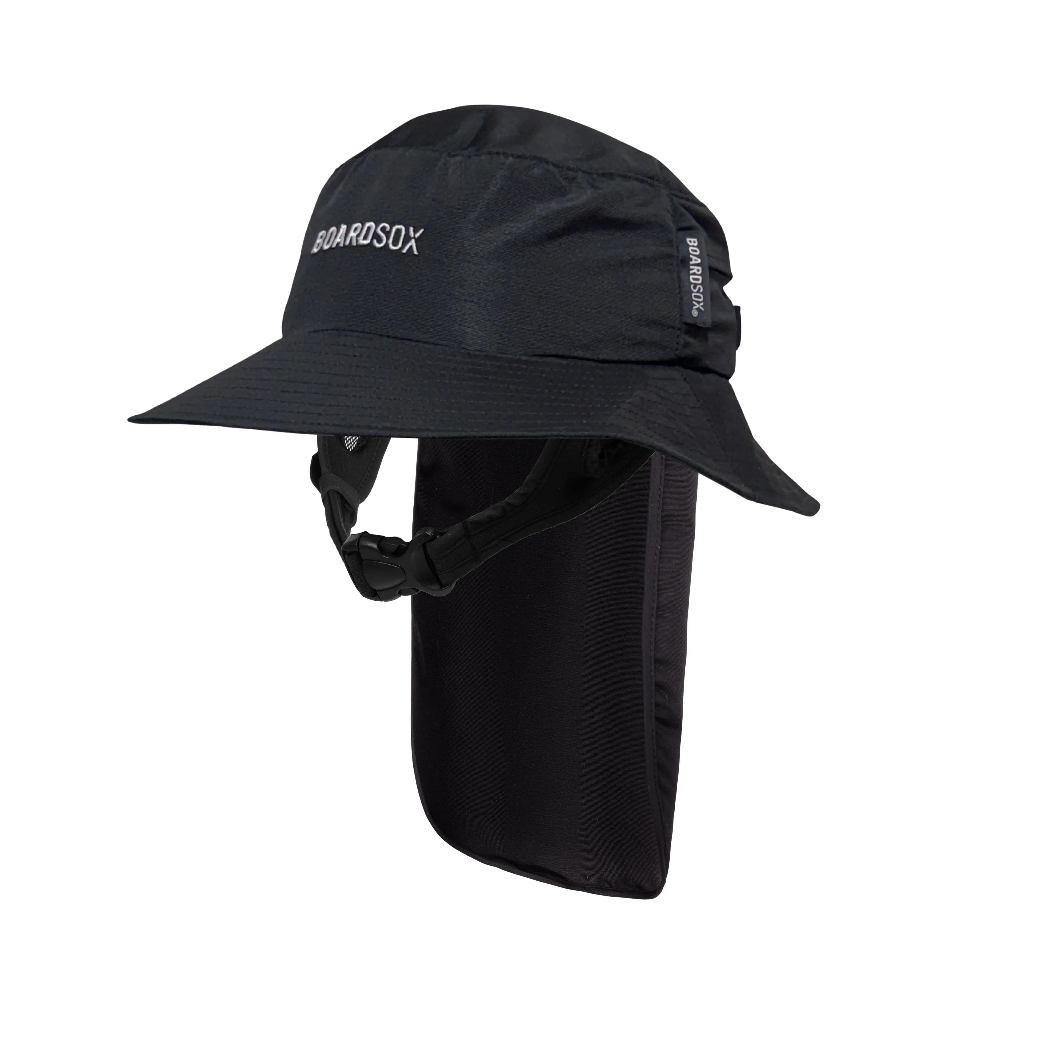 Black - Boardsox Bucket Surf Hat + Hard Shell Insert - BOARDSOX®Hat