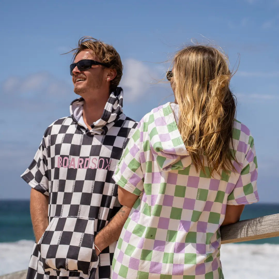 Checks - Boardsox Hooded Towel + Surf Poncho - BOARDSOX®Towel