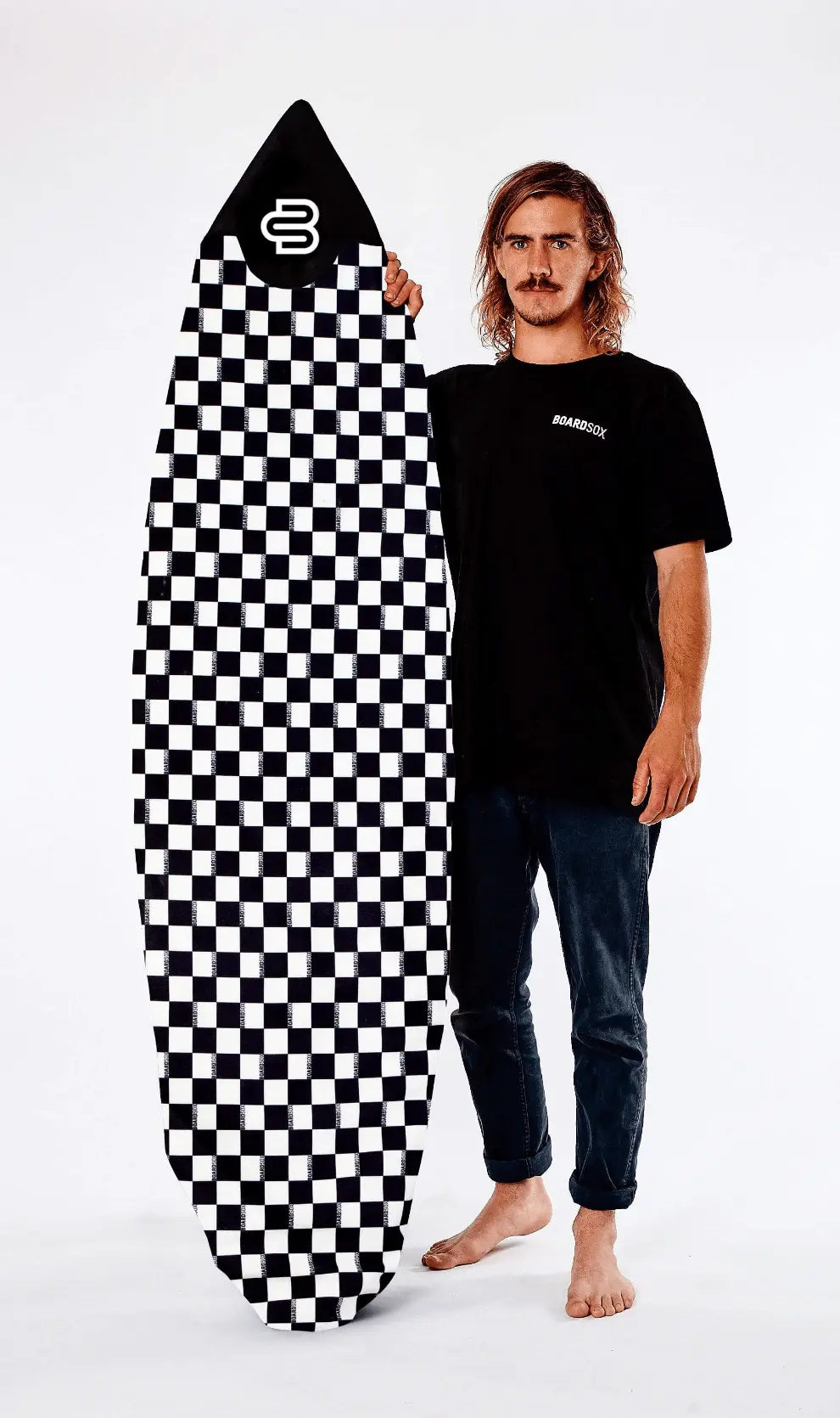 Checks Boardsox recycled canvas surfboard cover