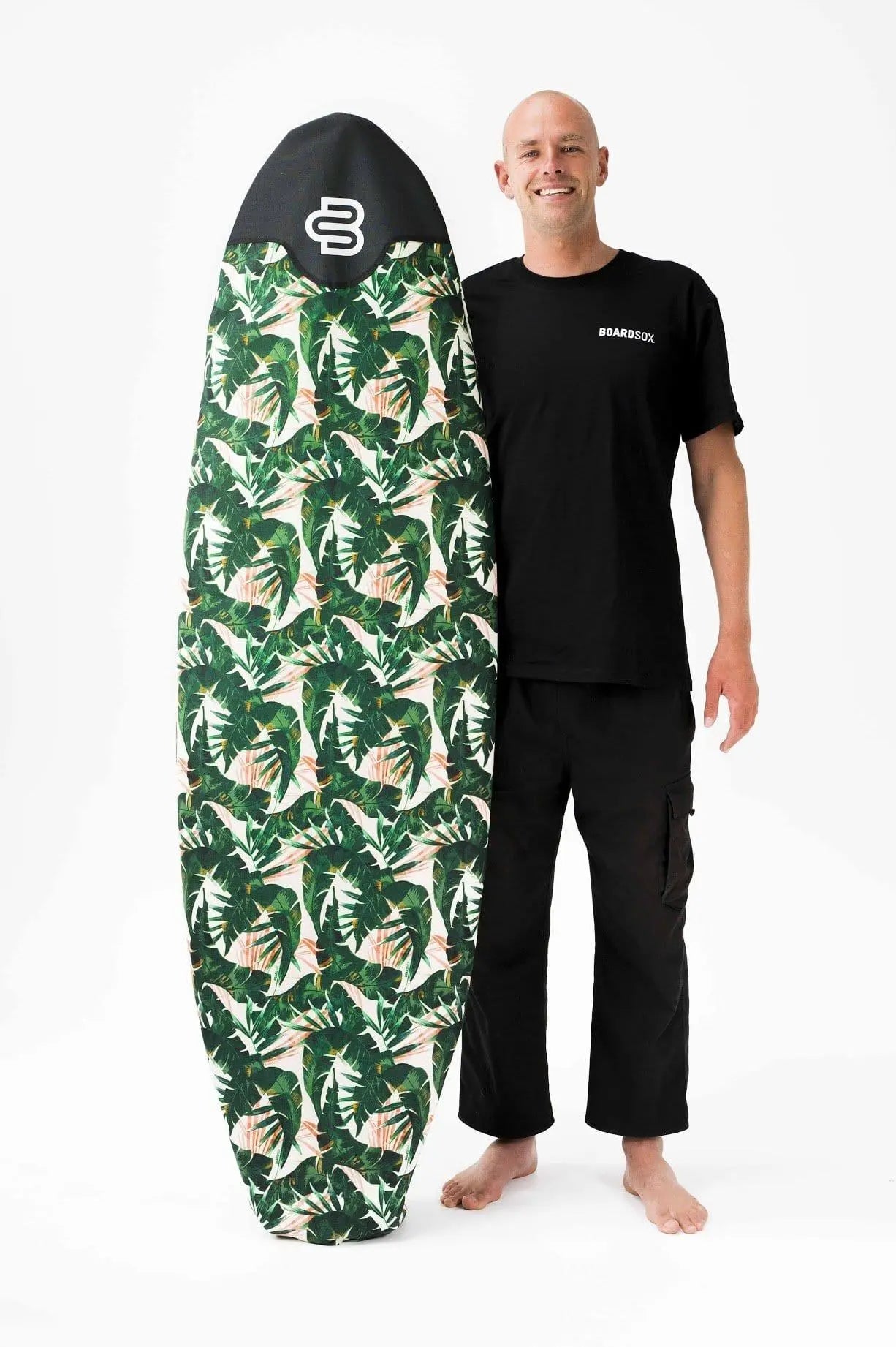 Green Leaf -  Boardsox Canvas Surfboard Cover – Mid length Surfboard   - BOARDSOX®BoardSox Surfboard Cover