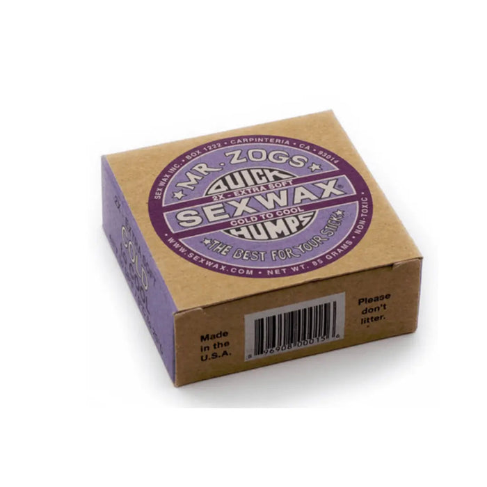 Mr Zogs - Surfboard Wax  - Cold to Cool Water - 9°C to 20°C - PURPLE