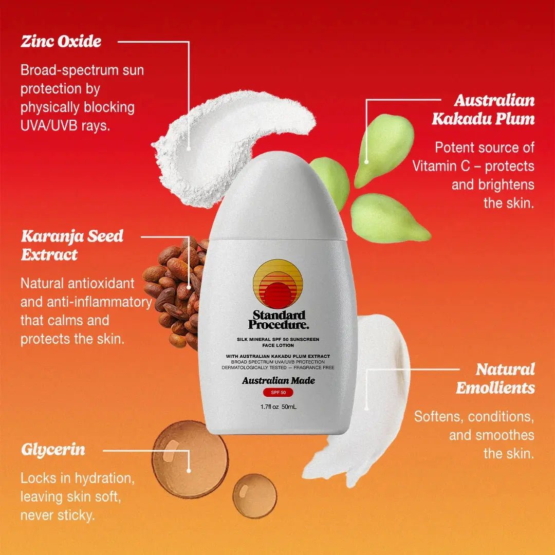 Standard Procedure - Silk Mineral SPF 50 Sunscreen - 50ml - BOARDSOX®