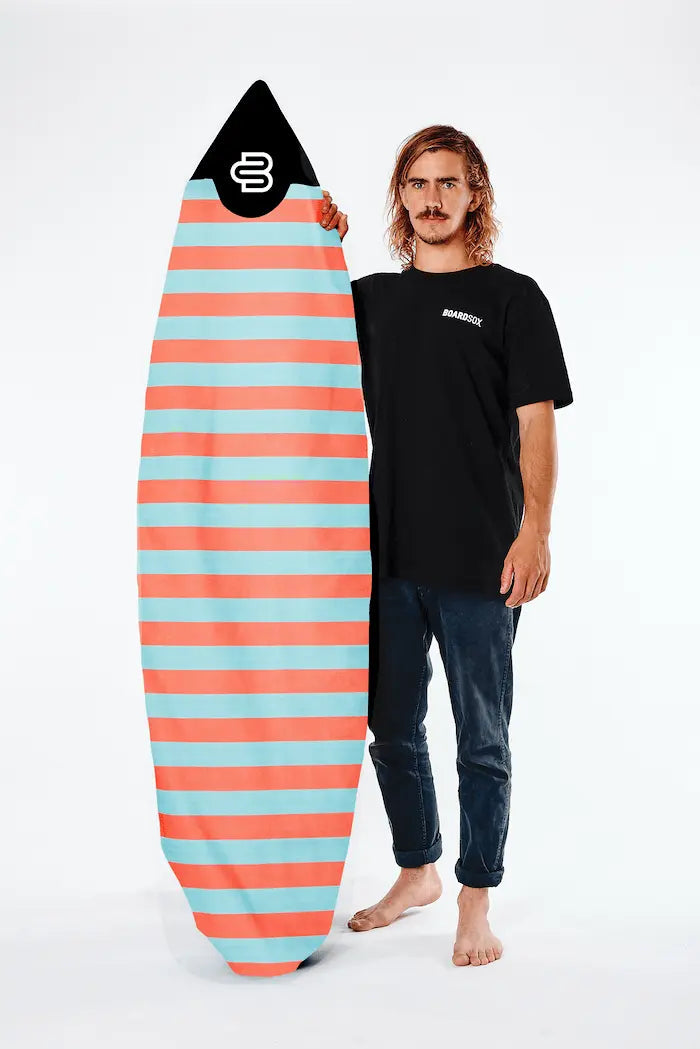 Stripes Boardsox® Custom Fit Big Wave Gun Cover - BOARDSOX®BoardSox Surfboard Cover