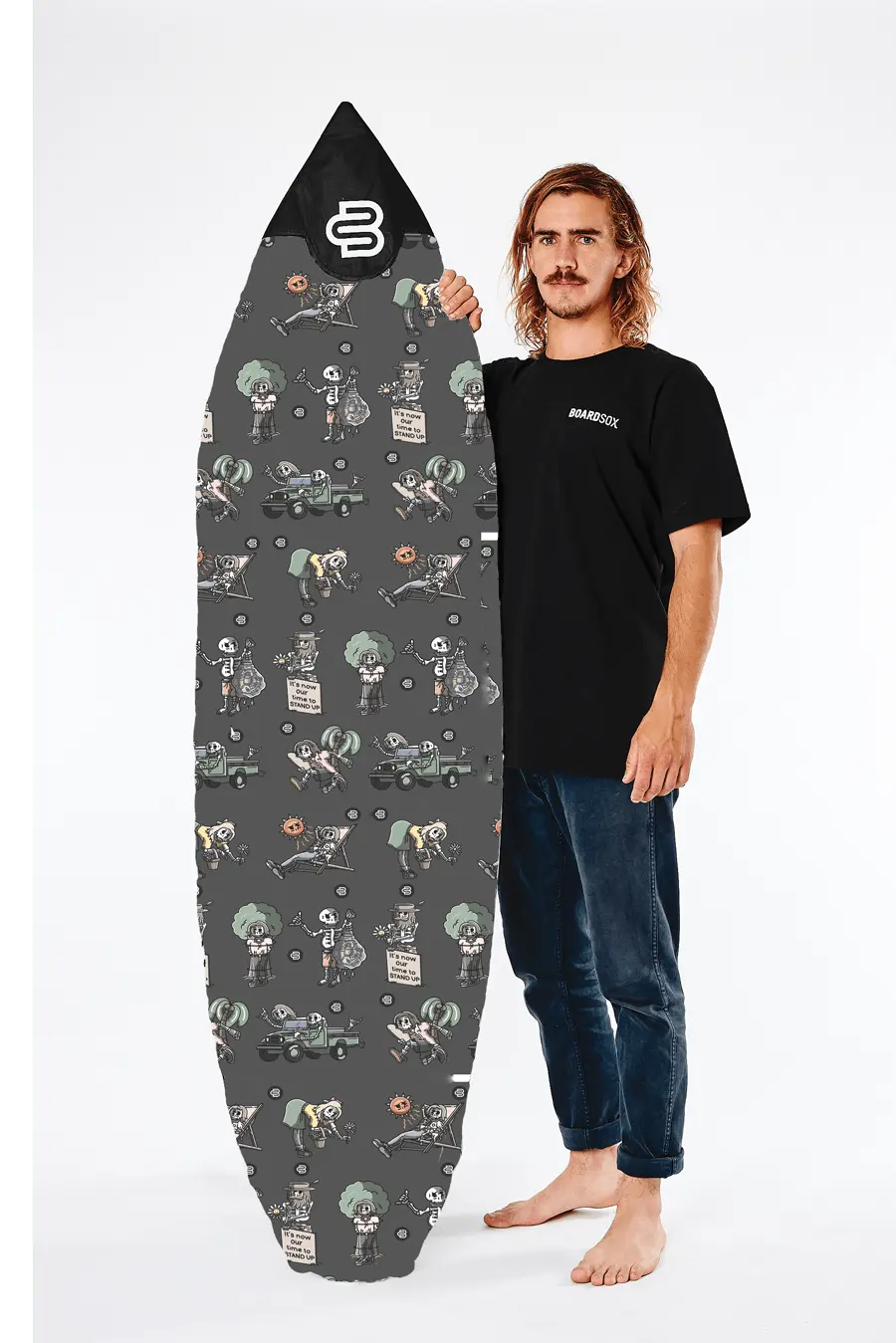 Surfers for Climate - The Skeletor BOARDSOX® SHORT SURFBOARD COVER - BOARDSOX® Australia