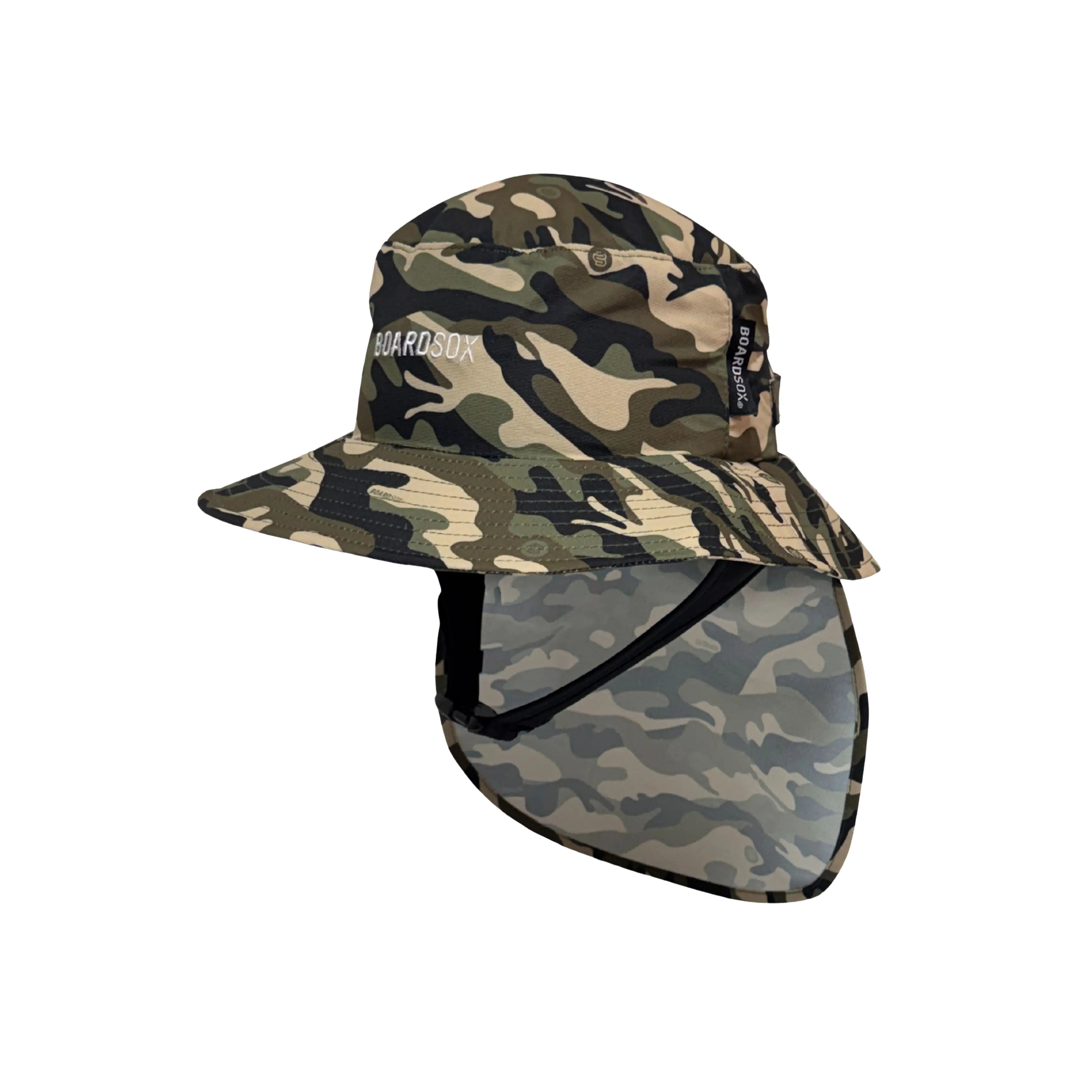 The Camo Surf Hat - Boardsox Surf Hat + Hard Shell Insert - BOARDSOX®Hat