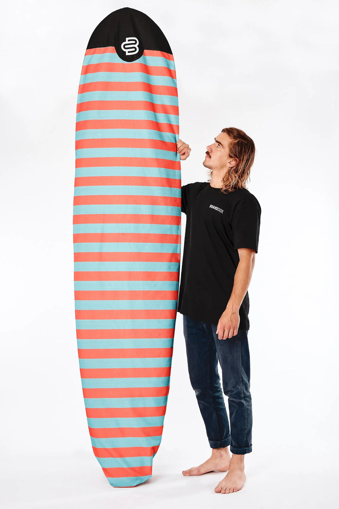 Wingnut Stripes Boardsox recycled canvas surfboard cover